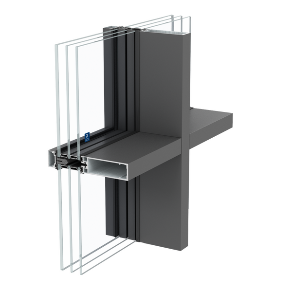SlimWall 35 Mullion Transom