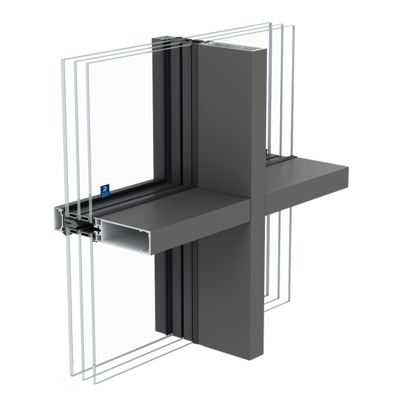 SlimWall 35 Mullion Transom