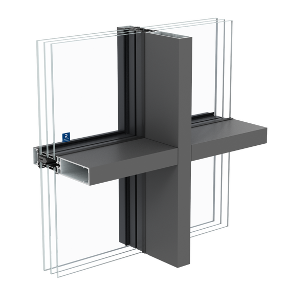 SlimWall 35 Mullion Transom