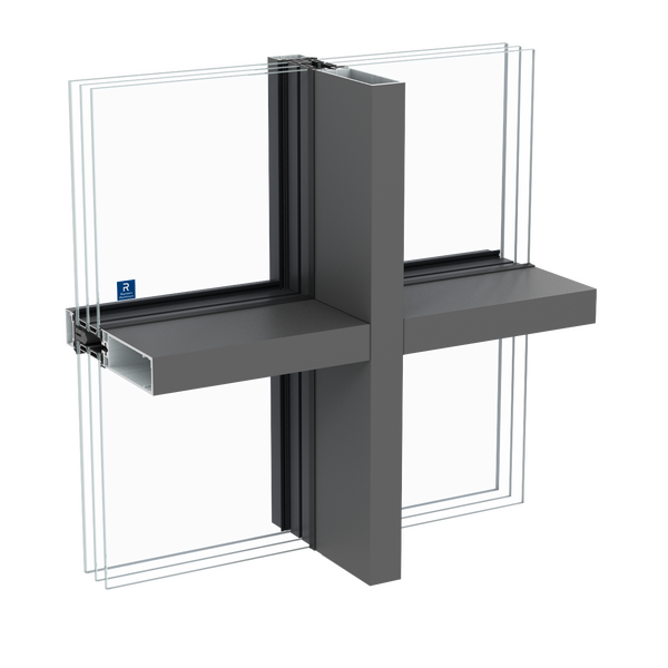 SlimWall 35 Mullion Transom