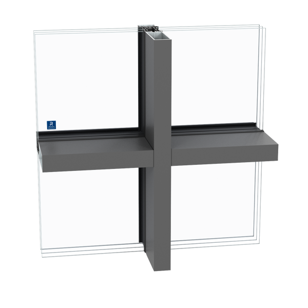 SlimWall 35 Mullion Transom