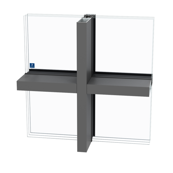 SlimWall 35 Mullion Transom