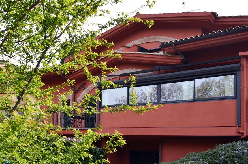 ConceptPatio 68 Coulissants, ConceptRoof 120 Vérandas et ConceptSystem 77 Fenêtres - Veranda Formello situé à Formello, Italie