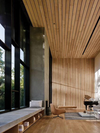 ConceptSystem 68 Fenêtres, ConceptWall 50 Murs rideaux et ConceptPatio 130 Coulissants - Villa The Giving Tree situé àÉtats-Unis d'Amérique