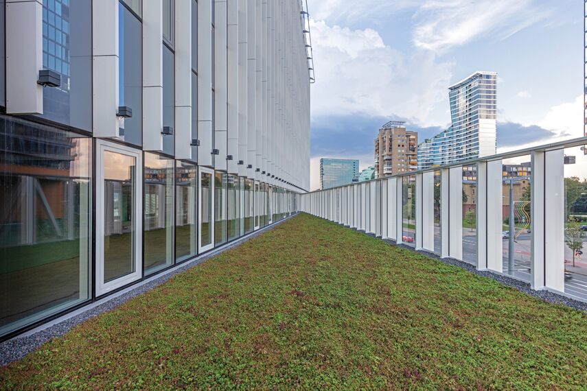 CW 50-HI Murs rideaux - Residental/Project Radisson Blu situé à Vilnius, Lituanie