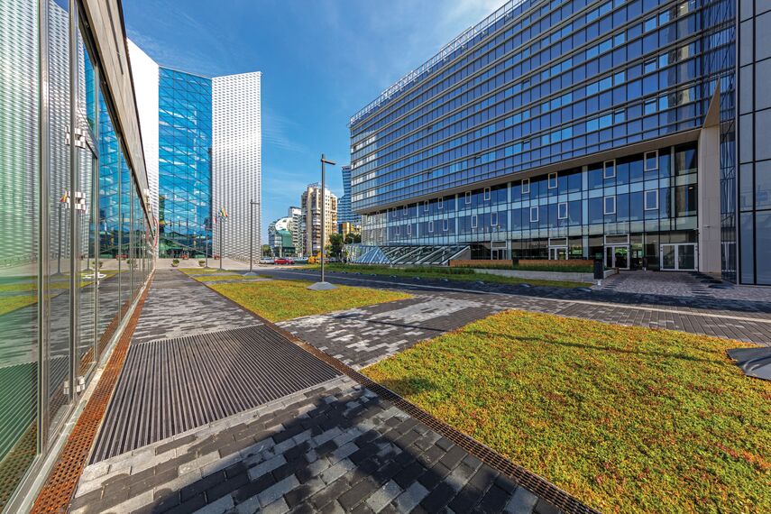 CW 50-HI Murs rideaux - Residental/Project Radisson Blu situé à Vilnius, Lituanie