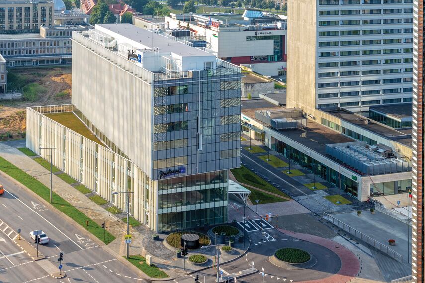 CW 50-HI Murs rideaux - Residental/Project Radisson Blu situé à Vilnius, Lituanie