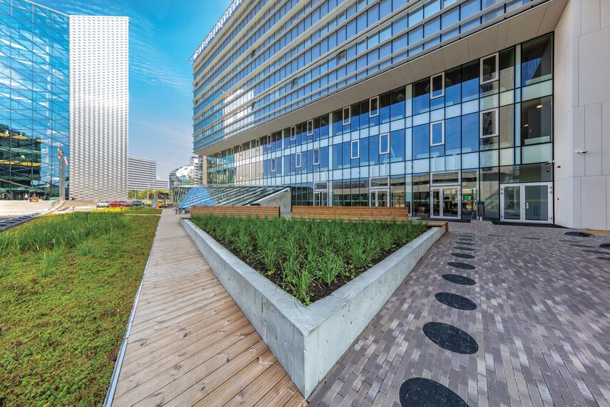 CW 50-HI Murs rideaux - Residental/Project Radisson Blu situé à Vilnius, Lituanie