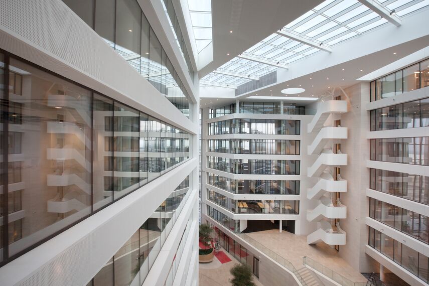 CW 50-SC Murs rideaux - Office building Gateway & Passport situé à Zaventem, Belgique