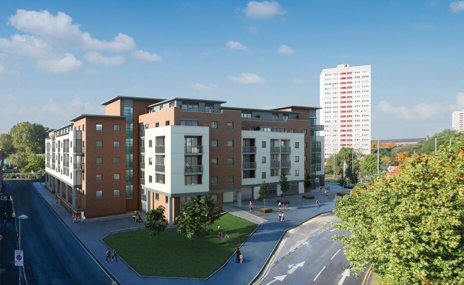 ConceptSystem 68 Fenêtres et ConceptWall 50 Murs rideaux - Complexe immobilier The Quadrant situé à Birmingham, Royaume-Uni