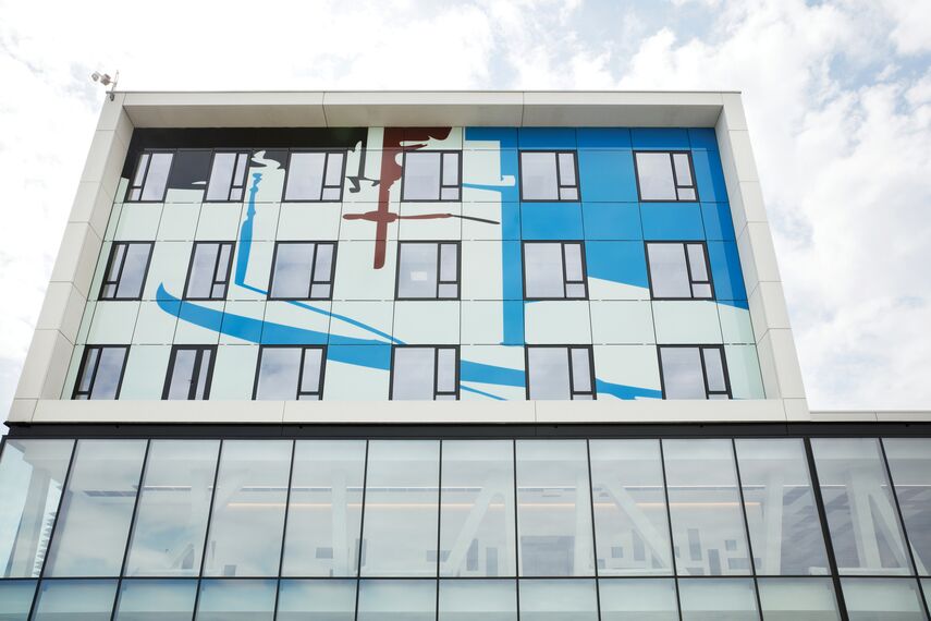 ConceptSystem 77 Fenêtres, BriseSoleil 100 Brise Soleil et CS 77 Fire Proof Fenêtres - AZ Sint Maarten situé à Mechelen, Belgique