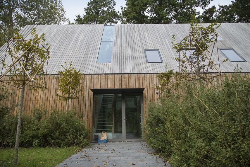 CS 86-HI (c) Systèmes annulés, ConceptWall 50 Murs rideaux et HiFinity Coulissants - Villa Bosvilla Voorschoten situé à Voorschoten, les Pays-Bas