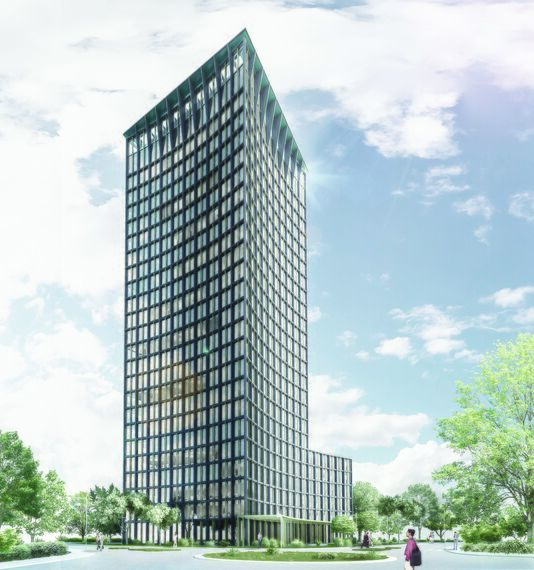 CW 65-EF Murs rideaux - Ceres Tower situé à Basel, Suisse
