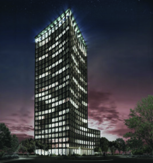 CW 65-EF Murs rideaux - Ceres Tower situé à Basel, Suisse