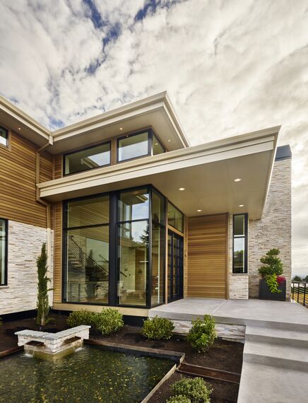 ConceptSystem 68 Fenêtres et ConceptWall 50 Murs rideaux - House Joie de Vivre (Street of Dreams) situé à Portland, États-Unis d'Amérique