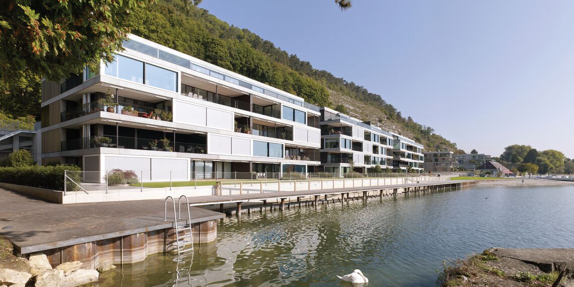 CS 86-HI (c) Systèmes annulés et ConceptWall 50 Murs rideaux - Beaurivage Apartments situé à Biel, Suisse