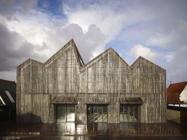 ConceptWall 50 Murs rideaux - Kaap Skil Museum van Jutters & Zeelui situé à Texel, les Pays-Bas