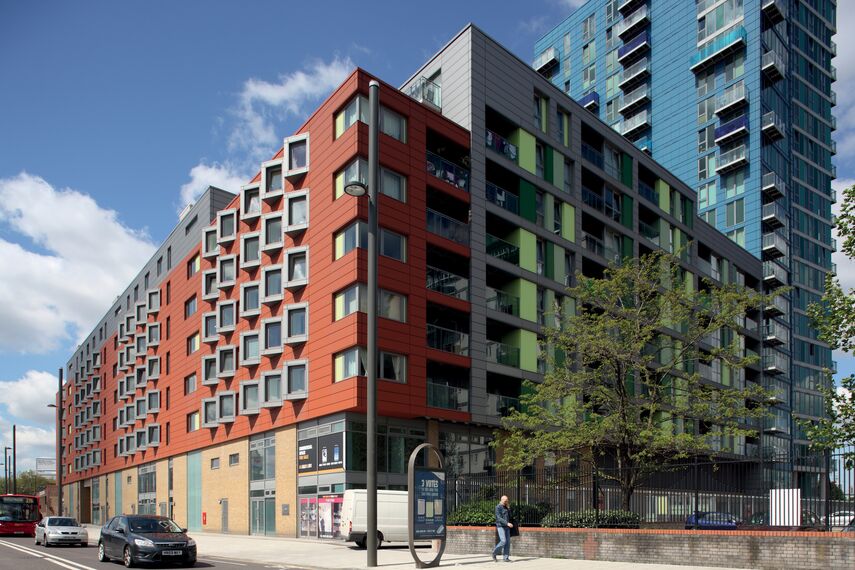 Complexe immobilier One Stratford High Street situé à Stratford, Royaume-Uni