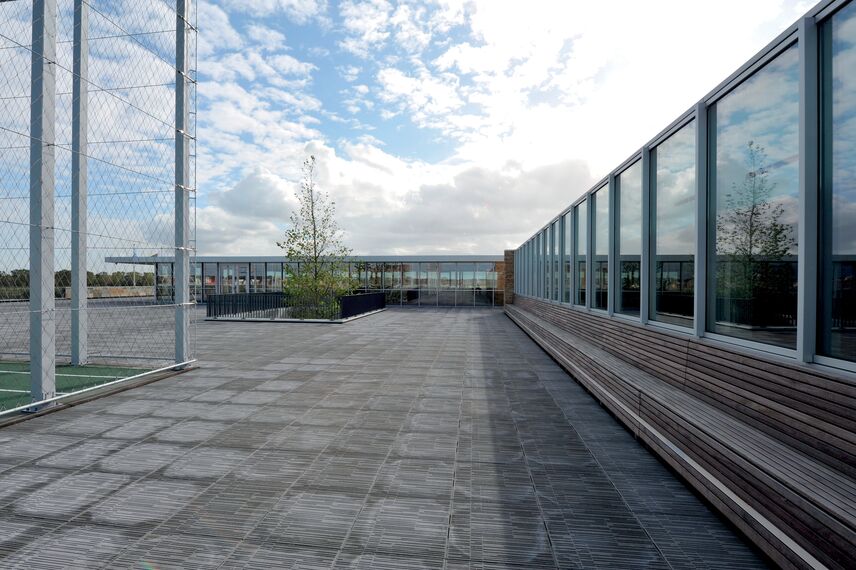 ConceptWall 50 Murs rideaux - School International School Almere situé à Almere, les Pays-Bas