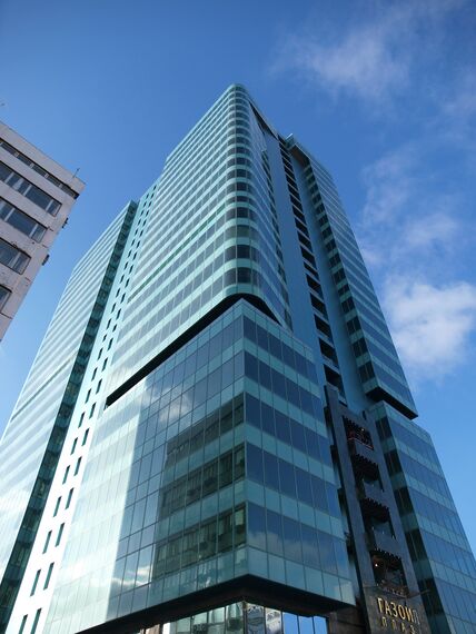 ConceptWall 50 Murs rideaux et ConceptWall 86 Murs rideaux - Office building Gazoil Plaza situé à Moscow, Russie