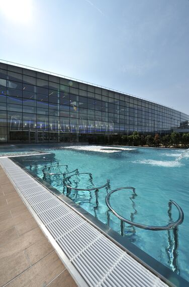 ConceptWall 50 Murs rideaux - Swimming pool Vitam' Parc Neydens situé à Neydens, France