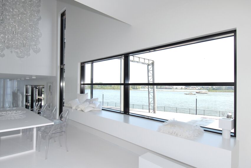 ConceptSystem 68 Portes, CS 38-SL Systèmes annulés, ConceptWall 50 Murs rideaux, CS 38-SL Systèmes annulés et ConceptSystem 68 Fenêtres - Office building De Drie Rivieren situé à Ridderkerk, les Pays-Bas