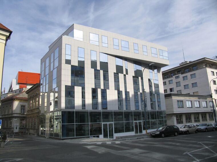 ConceptWall 50 Murs rideaux - Business center Business Center Rigeleho situé à Bratislava, République slovaque