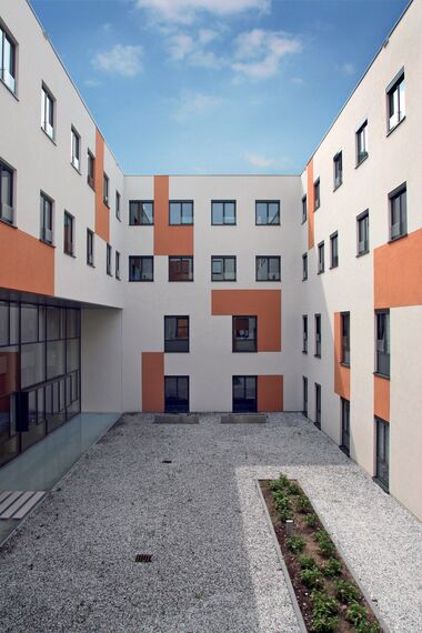 ConceptWall 50 Murs rideaux - Health resort 't Warrant situé à Helmond, les Pays-Bas