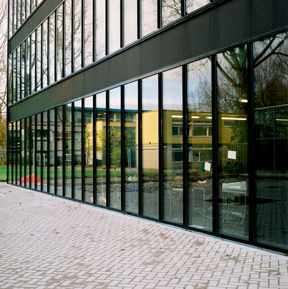 ConceptWall 50 Murs rideaux - College/University Rietveld Academy situé à Amsterdam, les Pays-Bas