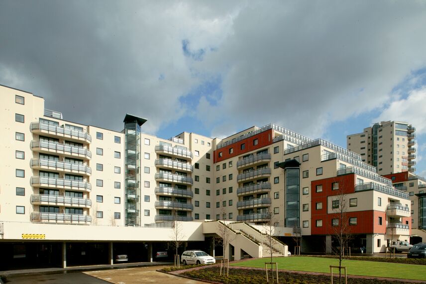 ConceptWall 50 Murs rideaux - Complexe immobilier Tradewinds situé à London, Royaume-Uni