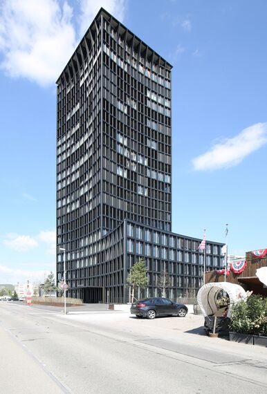 CW 65-EF Façades - Apartmentcomplex Ceres Tower located in Basel, Switzerland