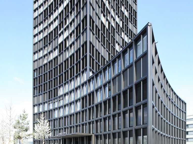 CW 65-EF Façades - Apartmentcomplex Ceres Tower located in Basel, Switzerland