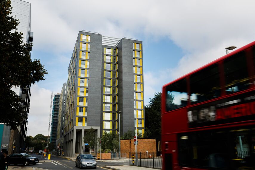 ConceptSystem 68 Doors and CW 50-HI Façades - Residental/Project Sherwood Court located in London, United Kingdom