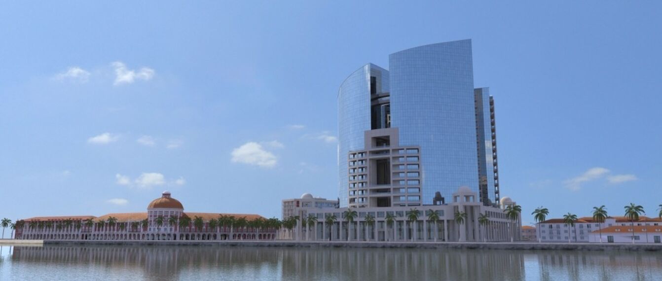 CW 65-EF Façades, CW 50-SC Façades and CS 68 Hidden Vent Windows - Office building Torres Kianda located in Luanda, Angola