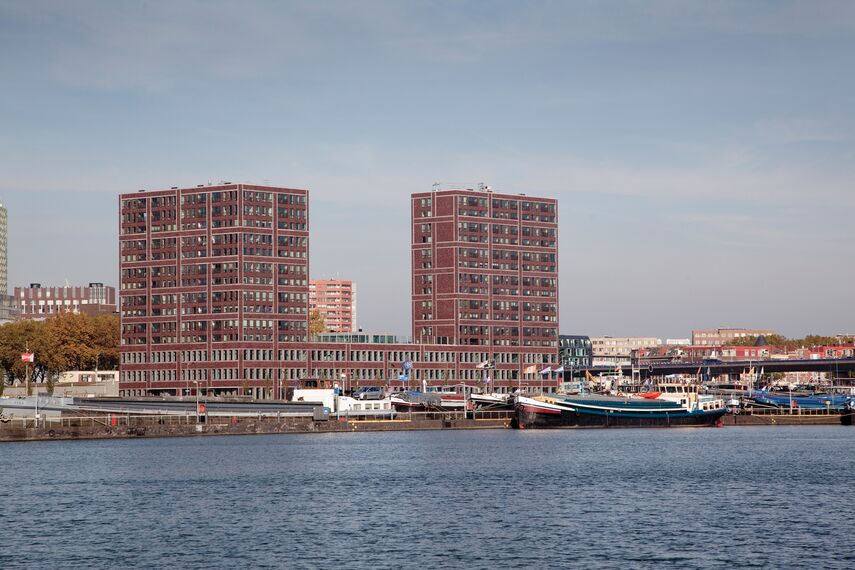 ConceptWall 50 Murs rideaux, CS 77 Hidden Vent Fenêtres et CS 77 Fire Proof Fenêtres - Musa situé à Rotterdam, les Pays-Bas