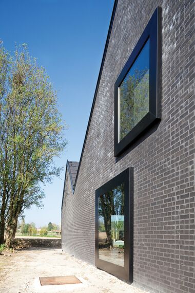 ConceptWall 50 Murs rideaux, ConceptPatio 130 Coulissants, CS 77 Standard Fenêtres et CS 77 Fenêtres - House Private House Kortrijk 2 situé à Kortrijk, Belgique