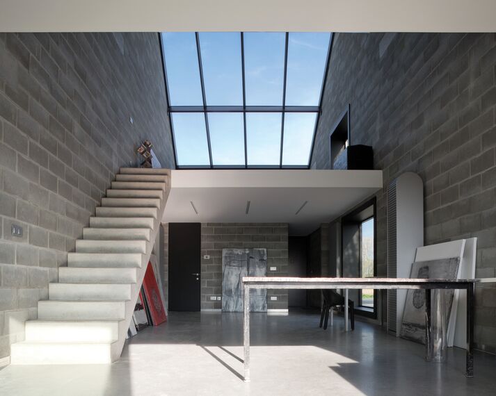ConceptWall 50 Murs rideaux, ConceptPatio 130 Coulissants, CS 77 Standard Fenêtres et CS 77 Fenêtres - House Private House Kortrijk 2 situé à Kortrijk, Belgique