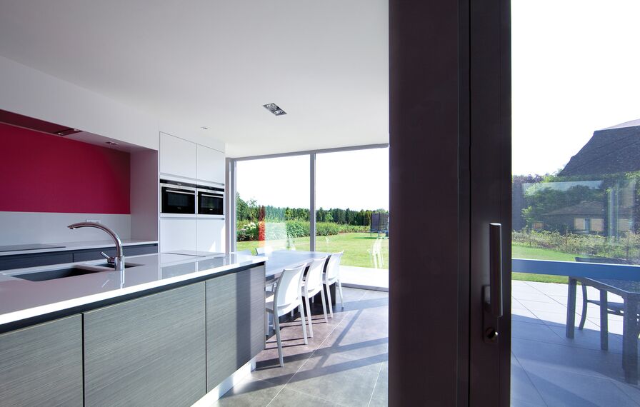 ConceptPatio 130 Coulissants, CS 77 Standard Fenêtres et CS 77 Fenêtres - House Private House Houtvenne 1 situé àBelgique
