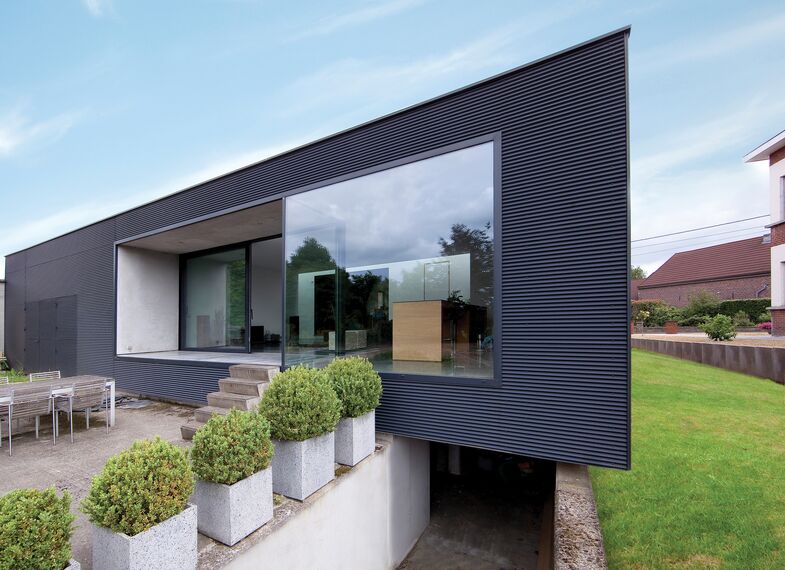 ConceptWall 50 Murs rideaux et ES 50 Fenêtres - House Private House Herent 2 situé à Herent, Belgique