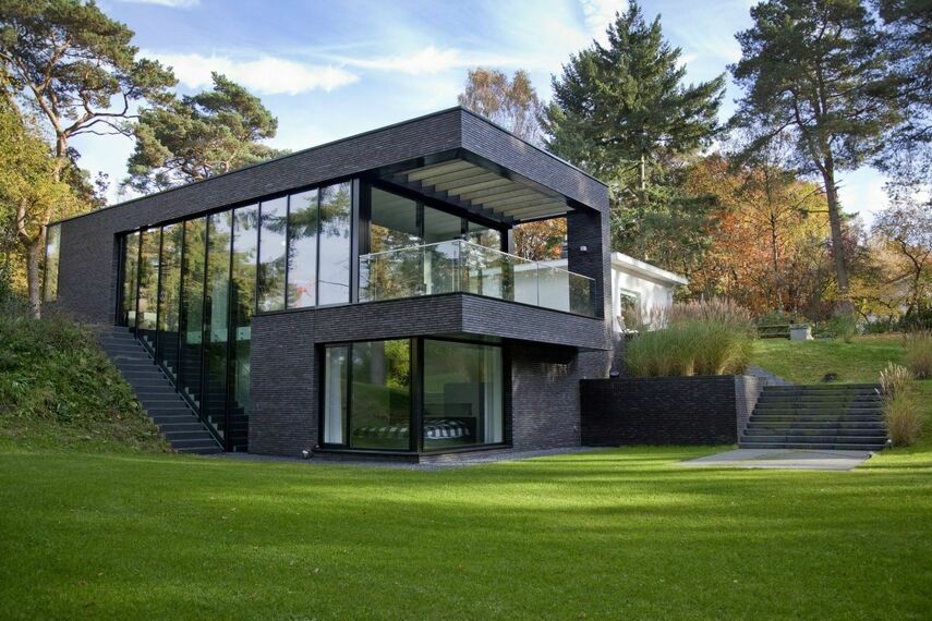 CS 38-SL Systèmes annulés, ConceptPatio 130 Coulissants et ConceptWall 50 Murs rideaux - House Copierwoning situé à Zeist, les Pays-Bas