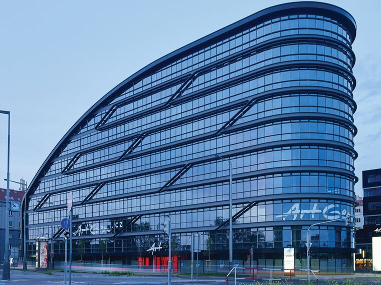 ConceptWall 50 Façades - Office building ArtGen located in Prague, Czech Republic