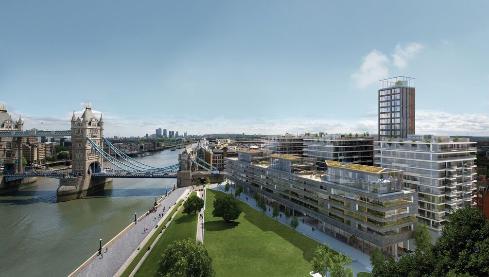 ConceptSystem 68 Fenêtres, ConceptWall 60 Murs rideaux, ConceptPatio 130 Coulissants, ConceptSystem 77 Fenêtres, ConceptSystem 77 Portes et ConceptWall 50 Murs rideaux - One Tower Bridge situé à London, Royaume-Uni