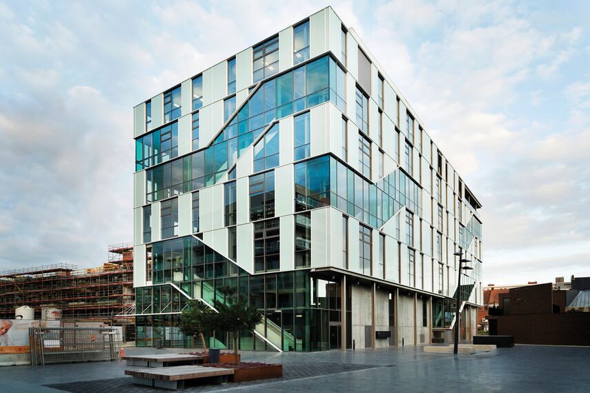 ConceptWall 50 Façades - Office building Knowledge Centre ARhus located in Roeselare, Belgium