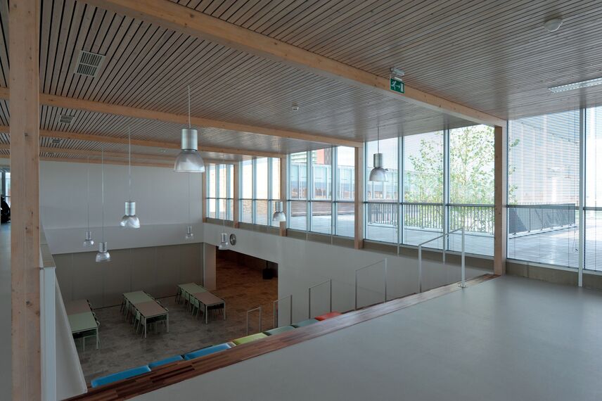 ConceptWall 50 Murs rideaux - School International School Almere situé à Almere, les Pays-Bas