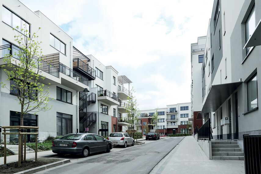 Complexe immobilier Housing complex Bervoets situé à Vorst, Belgique