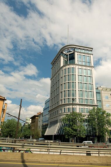 ConceptWall 50 Murs rideaux - Office building The Needle Office Building situé à Sofia, Bulgarije