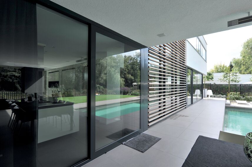 ConceptSystem 68 Portes, ConceptSystem 68 Fenêtres et ConceptPatio 155 Coulissants - Villa Villa Oisterwijk situé à Oisterwijk, les Pays-Bas