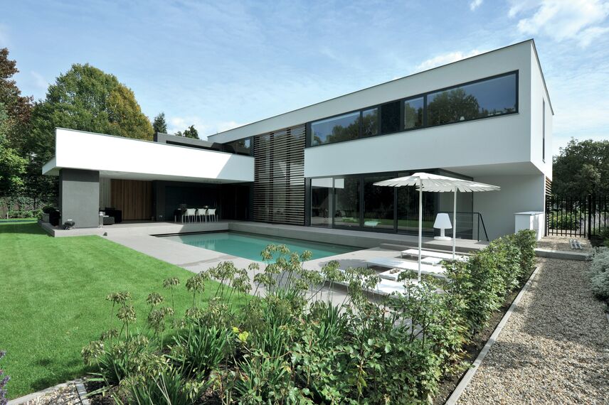ConceptSystem 68 Portes et ConceptSystem 68 Fenêtres - Villa Oisterwijk situé à Oisterwijk, les Pays-Bas