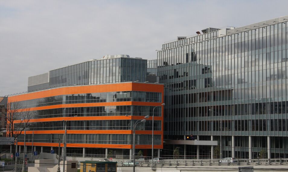 ConceptWall 50 Murs rideaux - Office building Silver City situé à Moscow, Russie