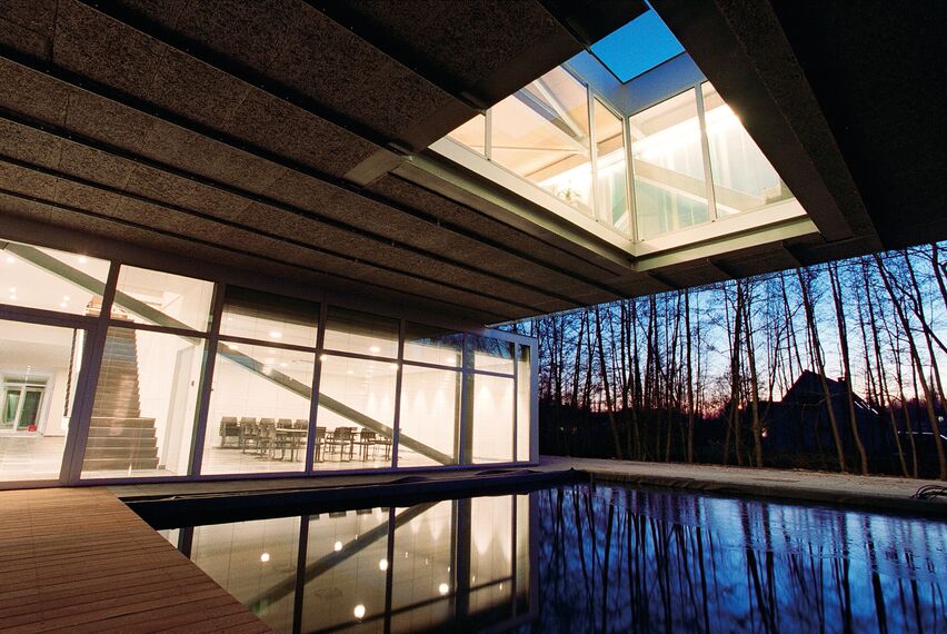 ConceptWall 50 Murs rideaux - Quadrat Sint-Martens-Latem situé à Sint-Martens-Latem, Belgique